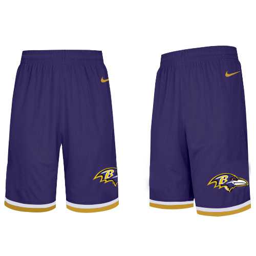 Baltimore Ravens Purple NFL Men's Shorts,We sell and wholesale Baltimore Ravens Purple NFL Men's Shorts on line form chian!